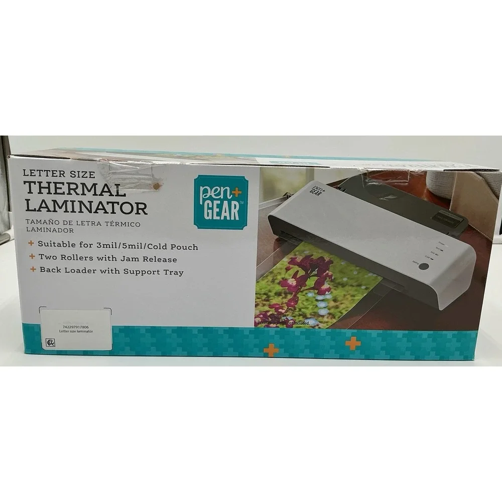 NEW Pen‎ + Gear Thermal Laminator Letter Size 3mm/5mm/cold Pouch New In Box